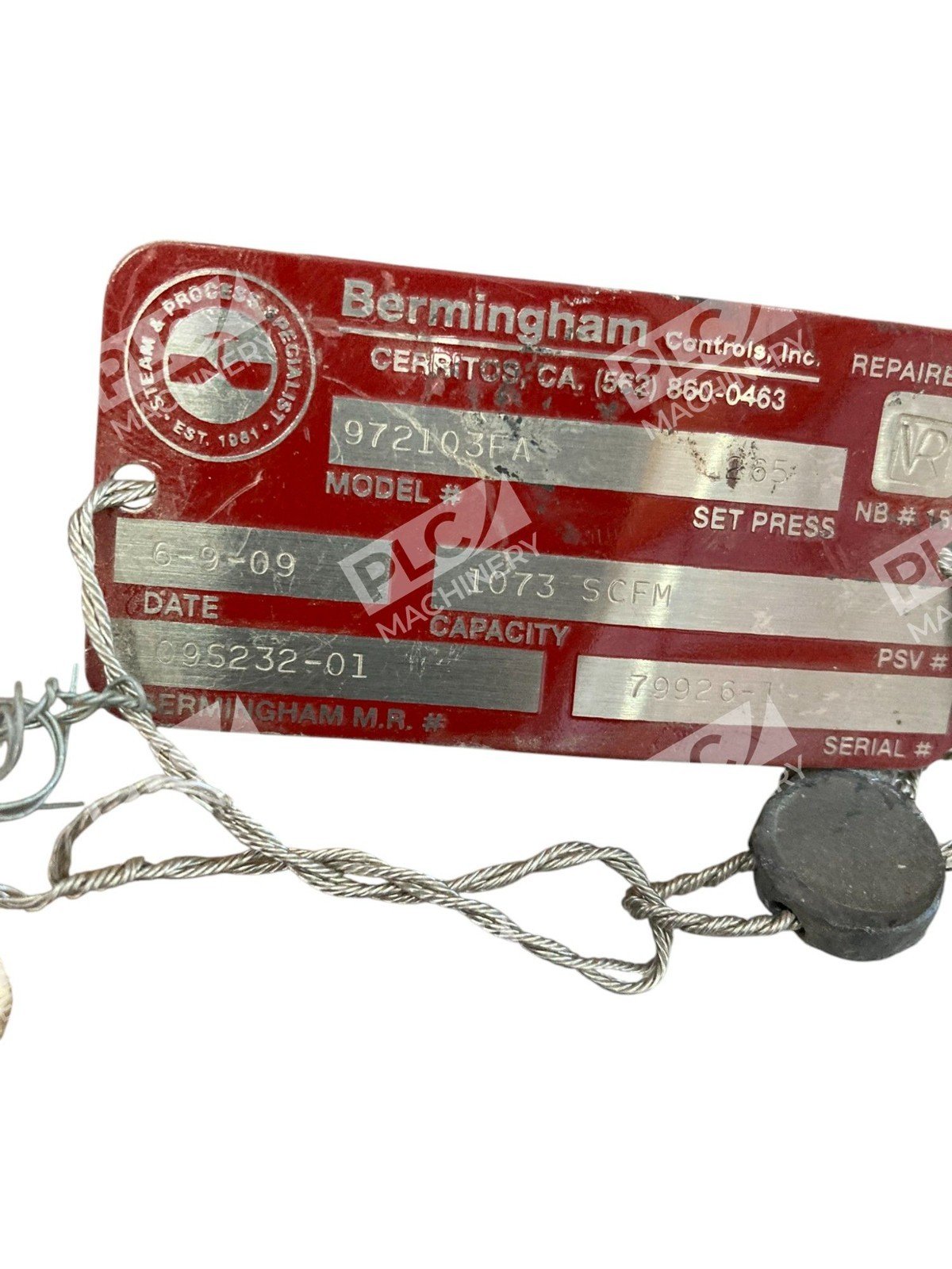 Crosby 972103FA Relief Valve - Image 10