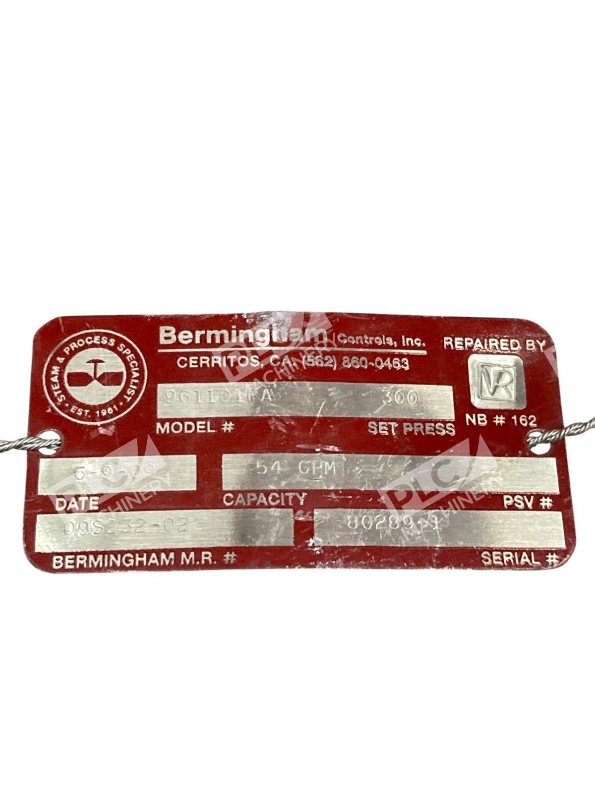 Crosby 961101F-A Pressure Relief Valve - Image 5