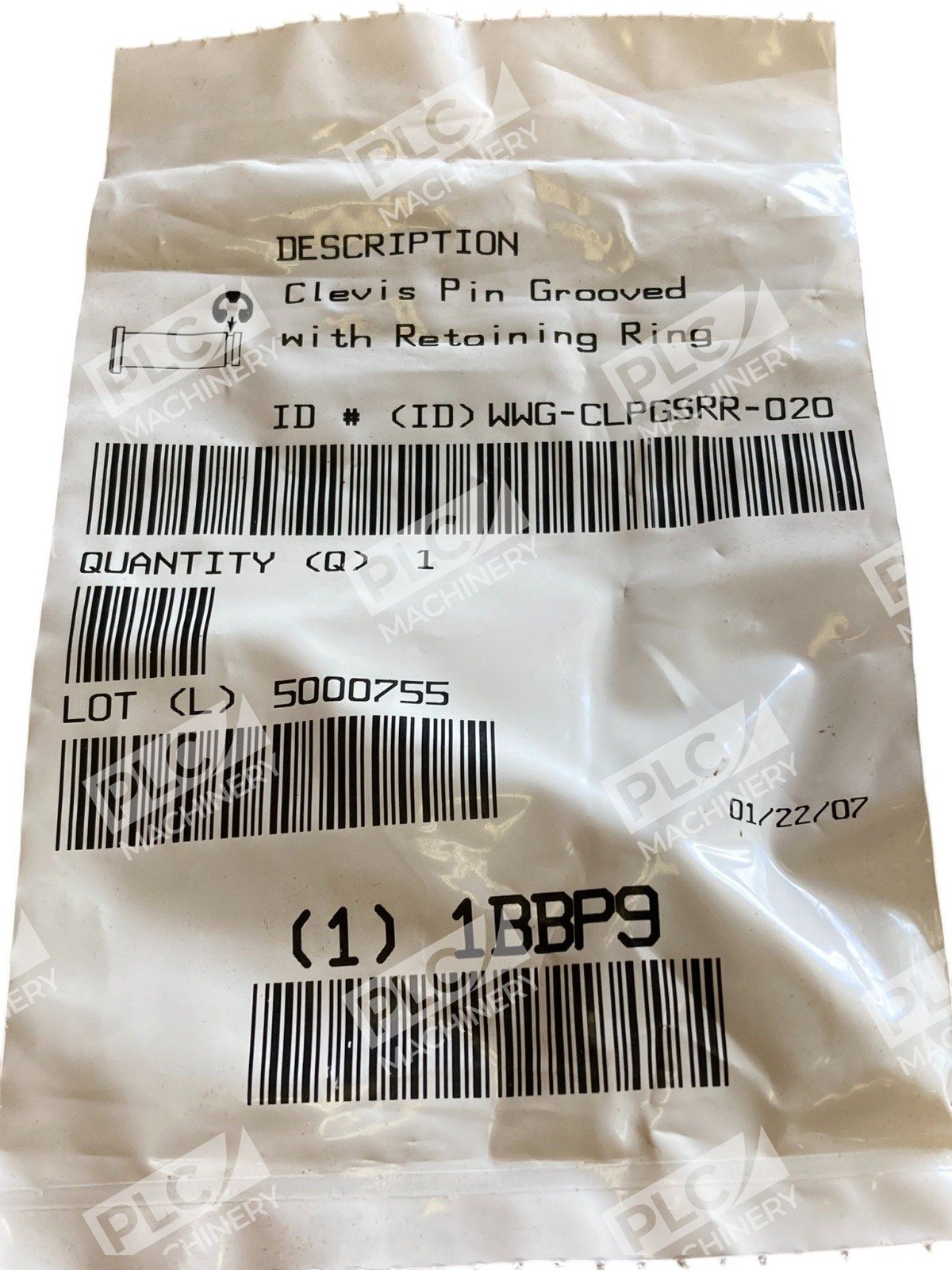 1BBP9 Grooved Clevis Pin - Image 4