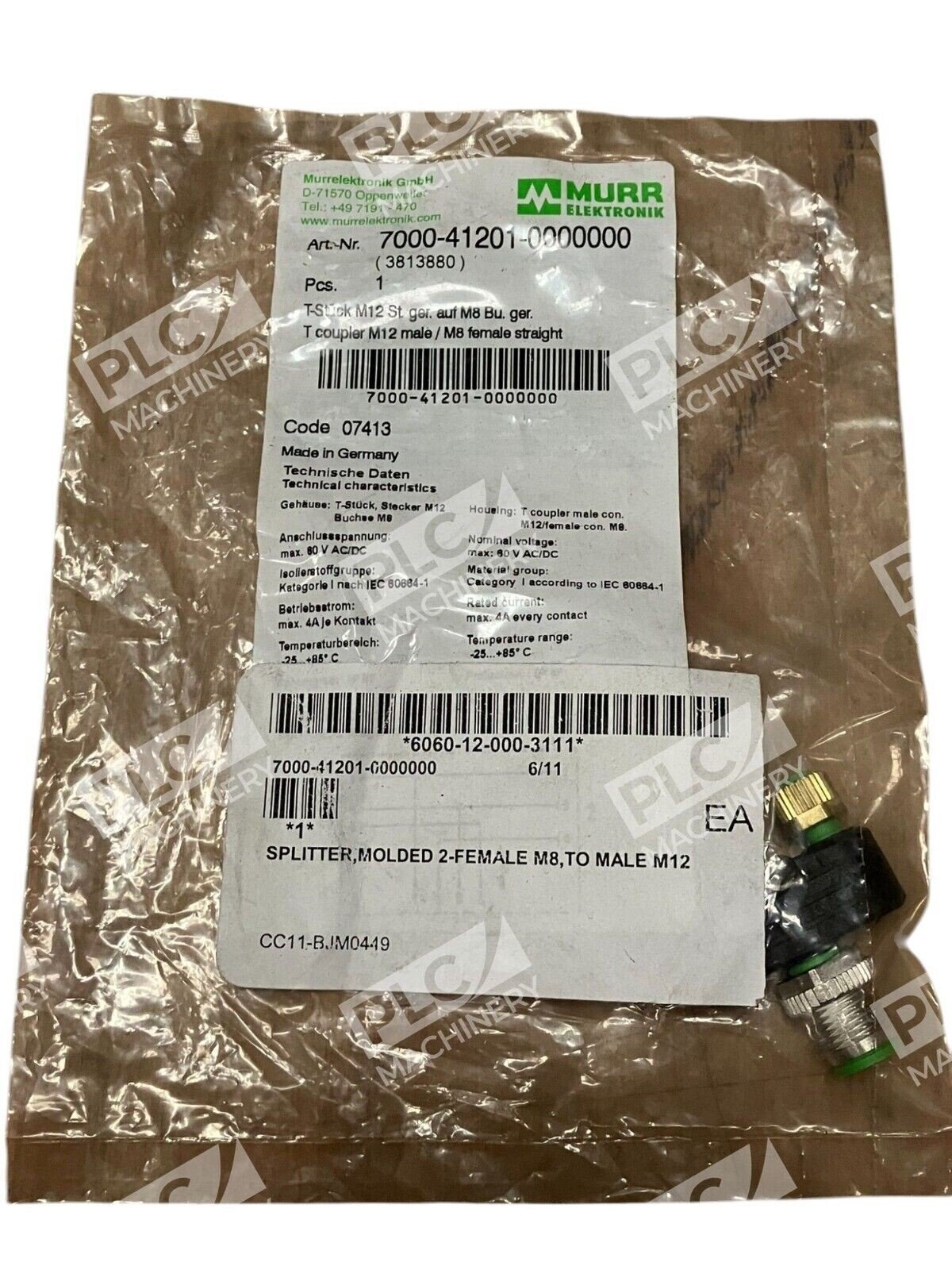 Murr Elektronik T-Coupler 7000-41201-0000000