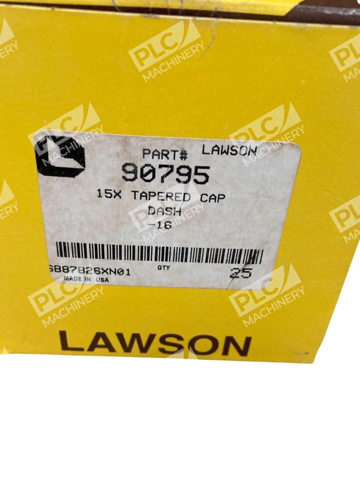 Lawson 15X Tapered Cap Dash -16 90795 (Box of 25) - Image 2