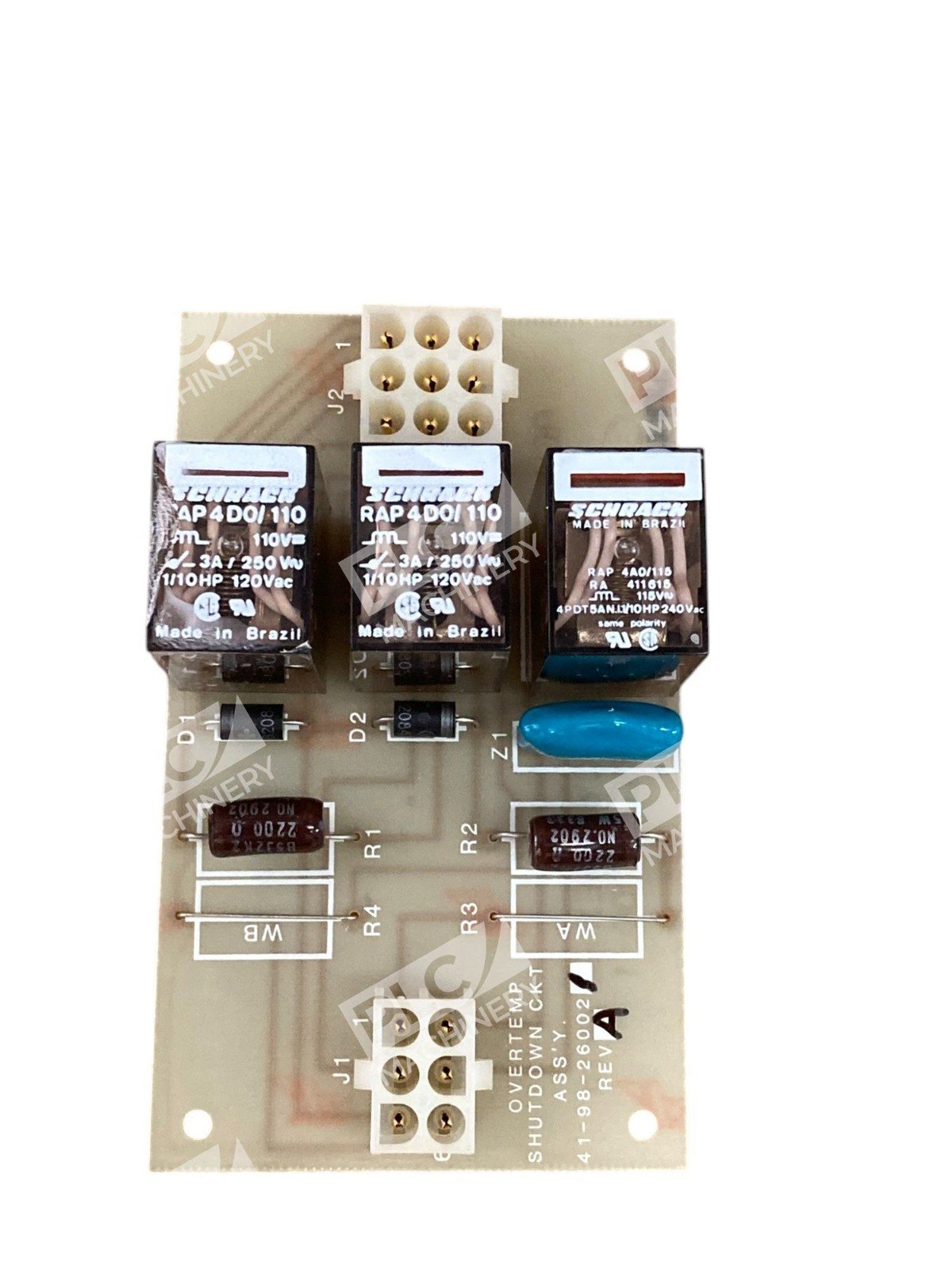 Cyberex 41-98-260021 REV A Overtemp Shutdown Circuit Assembly - Image 7