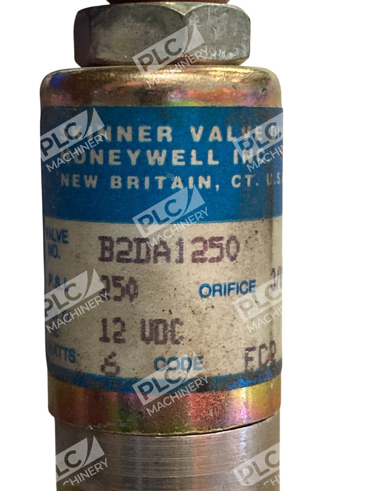 18725 HONEYWELL SKINNER VALVE, 24V DC, 250 PSI, 1/8" FITTING B2DA1250 - Image 4