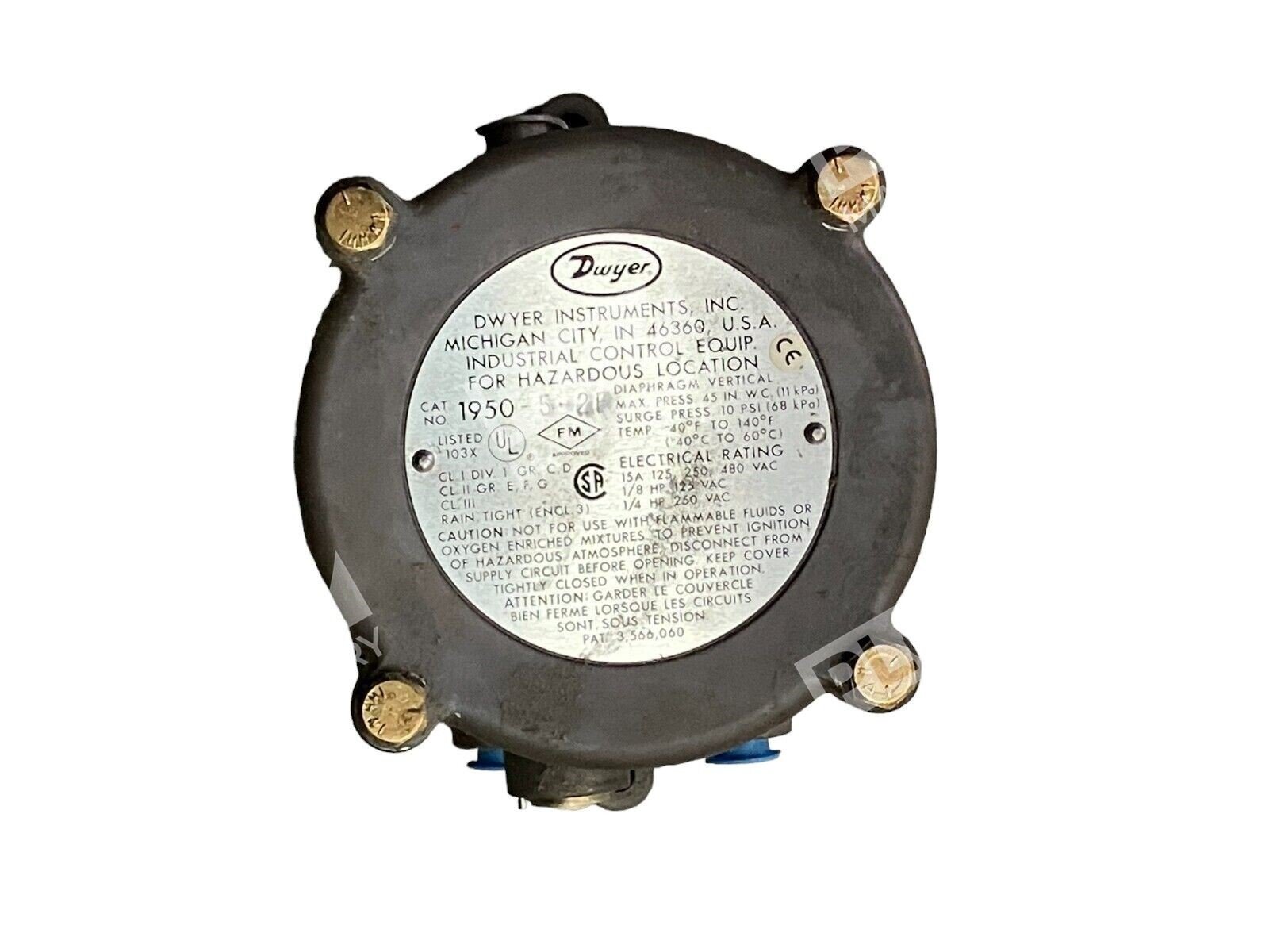 Dwyer 1950-5-2F Explosion Proof Pressure Switch - Image 6