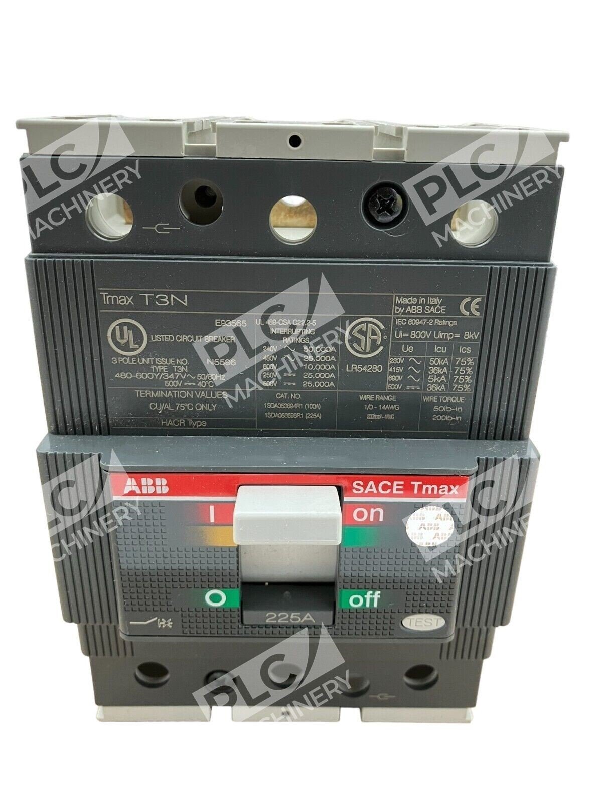 ABB Tmax T3N Circuit Breaker T3N225TWA - Image 6