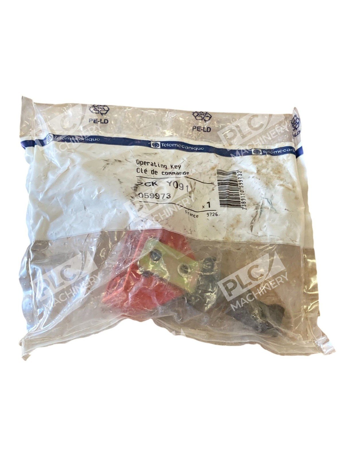 Telemecanique ZCKY091 Operating key Cle De Commande for Limit Switch