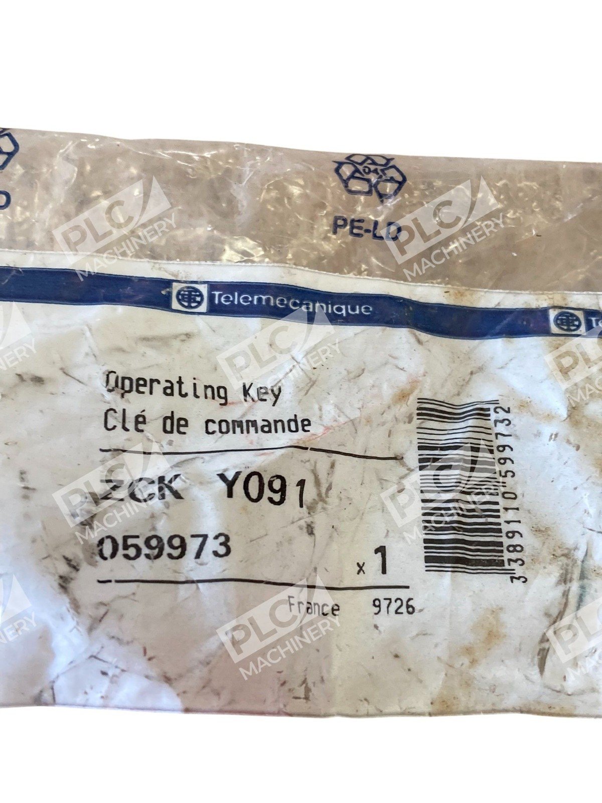 Telemecanique ZCKY091 Operating key Cle De Commande for Limit Switch - Image 2