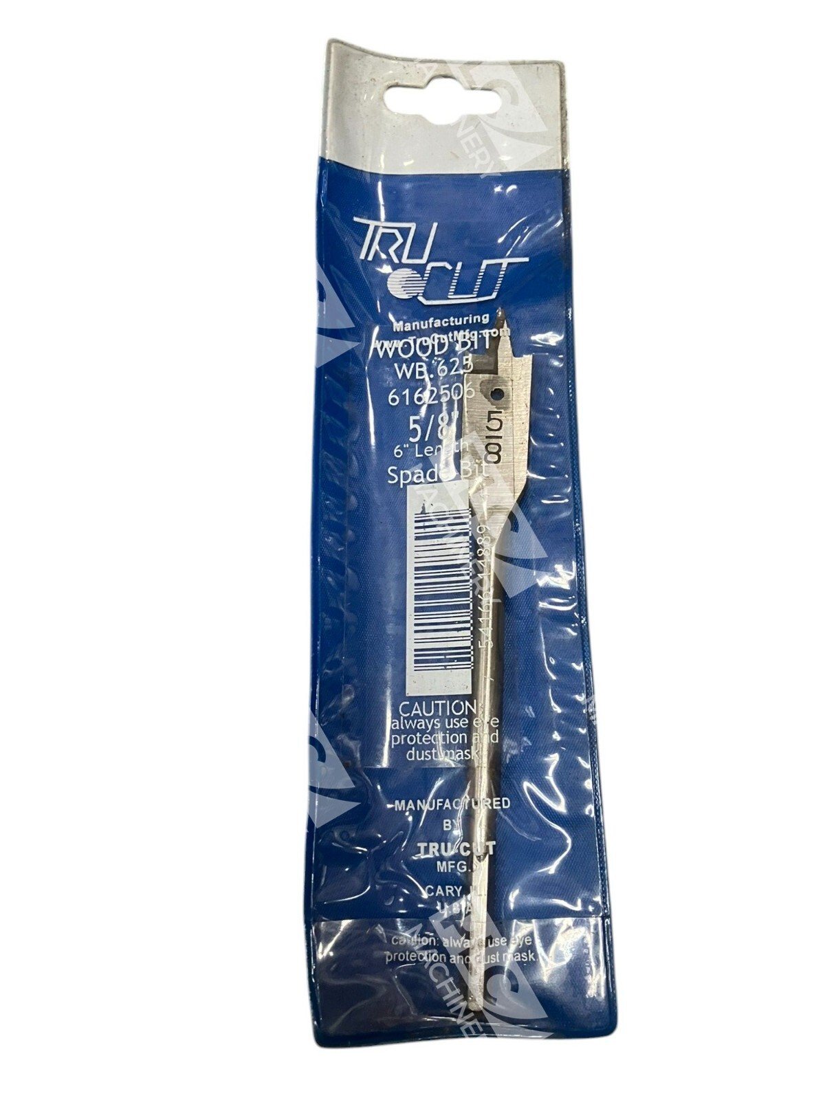 Tru Cut 6162506 5/8" 6" Spade Wood Bit WB.625