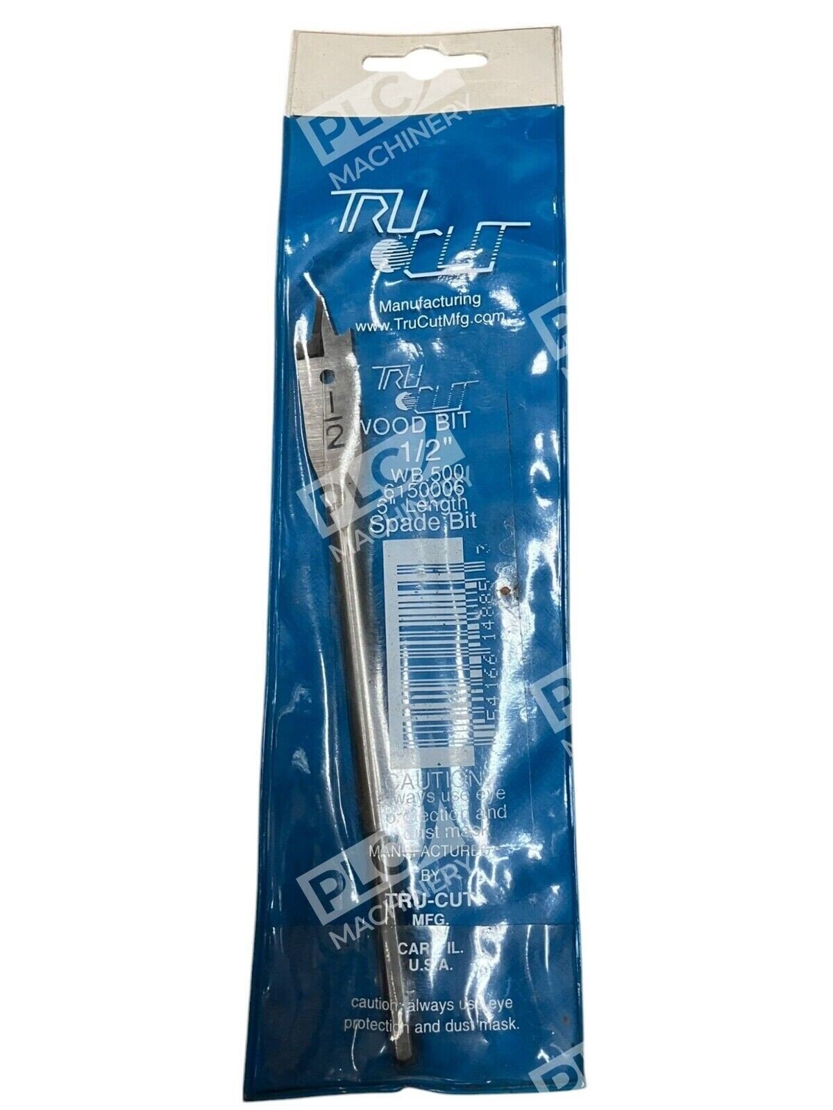 Tru Cut 6150006 1/2" 6" Spade Wood Bit WB.500