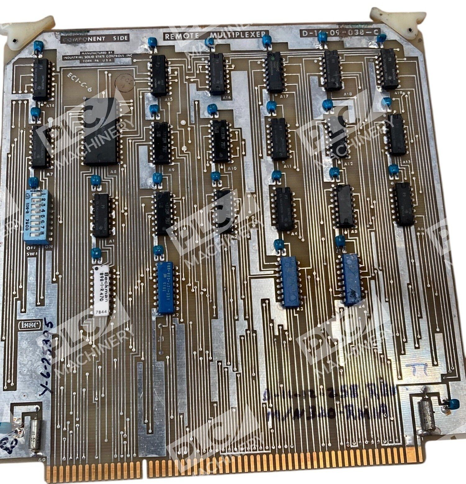 ISSC ECI-C-6 Remote Multiplexer PCB Circuit Board D-16-09-038-C