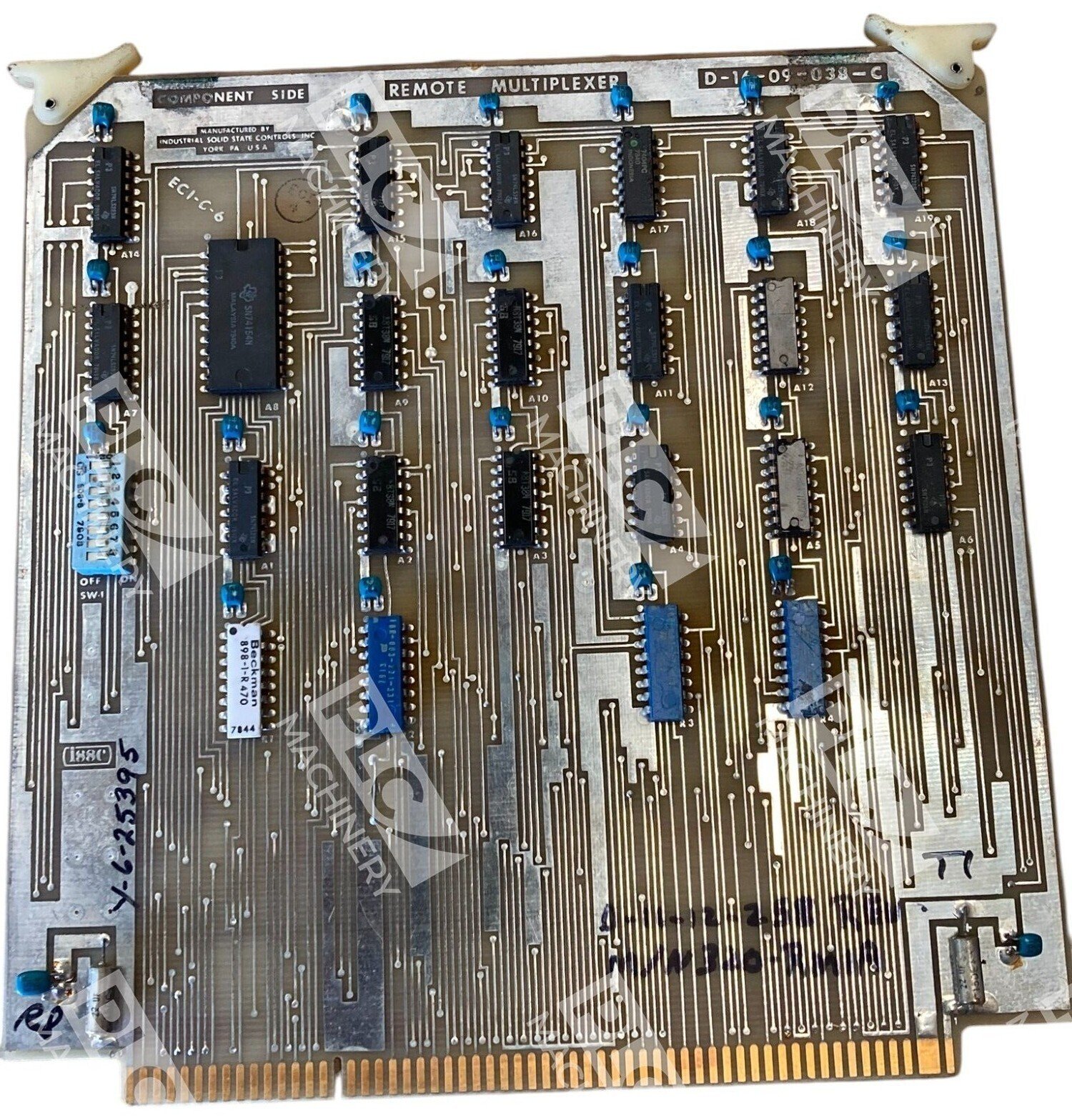 ISSC ECI-C-6 Remote Multiplexer PCB Circuit Board D-16-09-038-C - Image 2