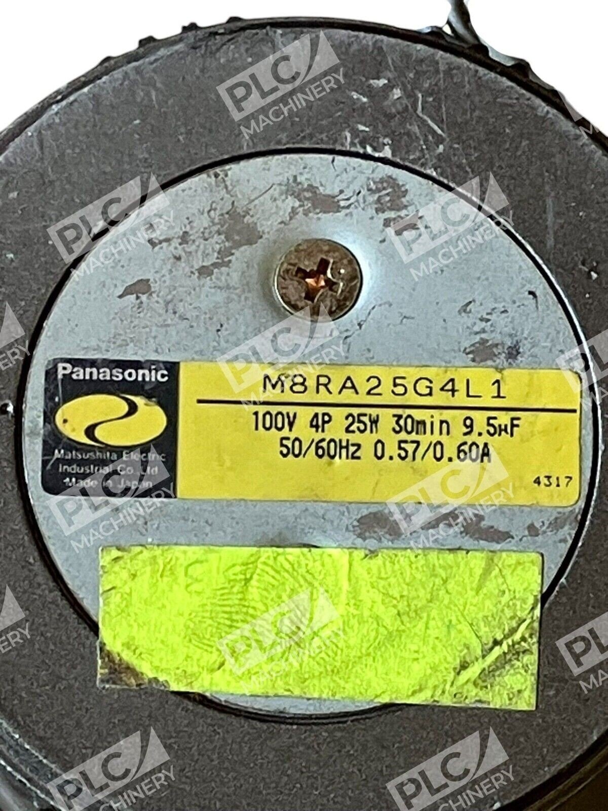 Panasonic 100V 4P 25W 30min 9.5uF Servo Motor M8RA25G4L1 - Image 2