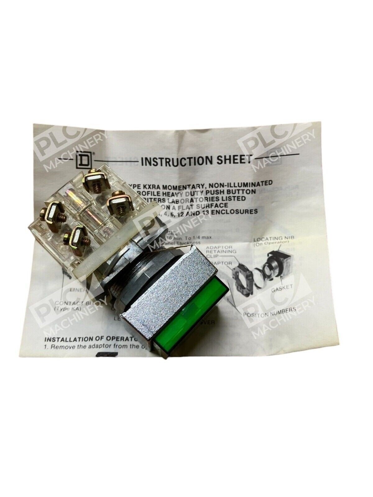 Square D 9001KA-1 /G Contact Block