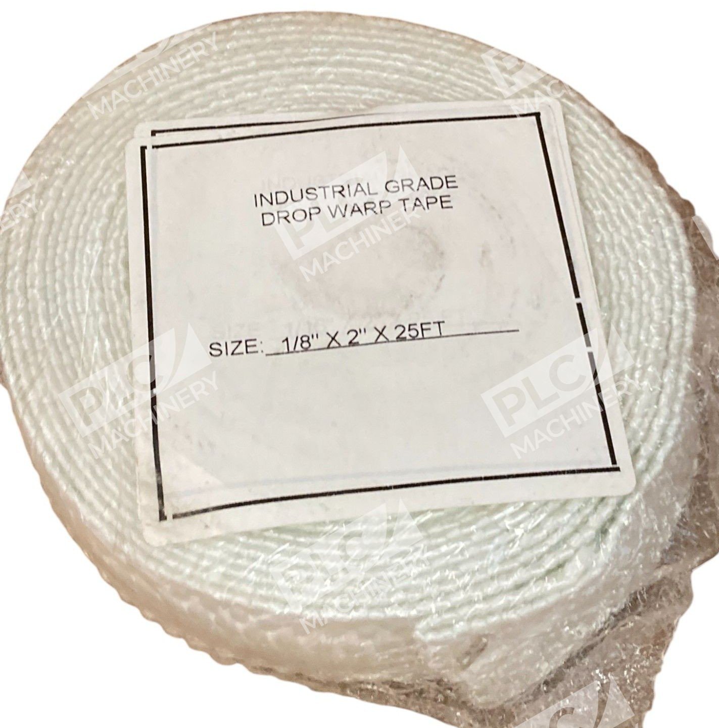 Industrial Grade 1/8"X2"X25Ft Drop Warp Tape