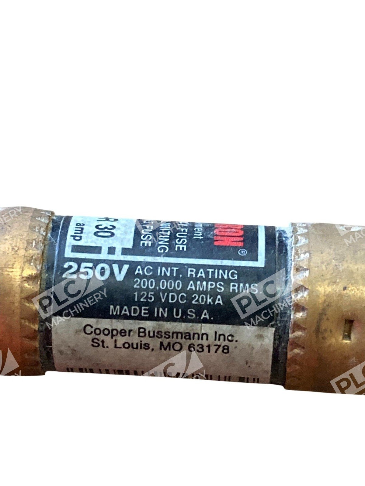 Bussmann Fusetron FRN-R-30 30A 250V Dual-Element Time-Delay Fuse Lots of 2 - Image 5