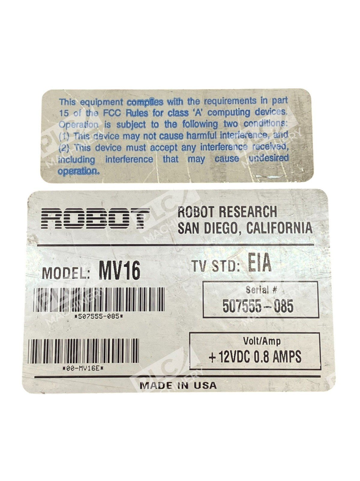 Robot Research Multivision Plus Processor MV16 - Image 4