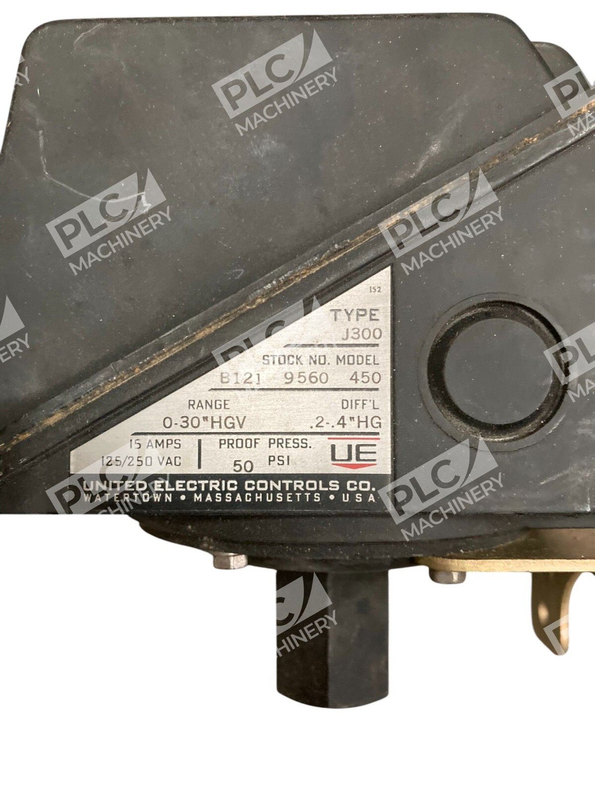 United Electric UE 15A 50PSI Pressure Controller J300 B121 9560 450 - Image 2