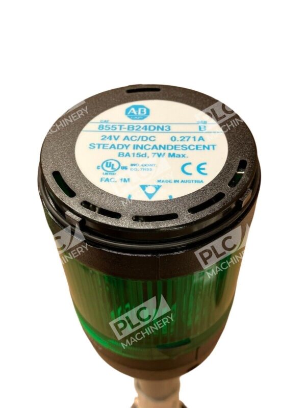 Allen Bradley 855T-BPM25 /B, 855T-B24DN3 /B, 855T-B24DD4 /B Stack Light w/ R&G - Image 4