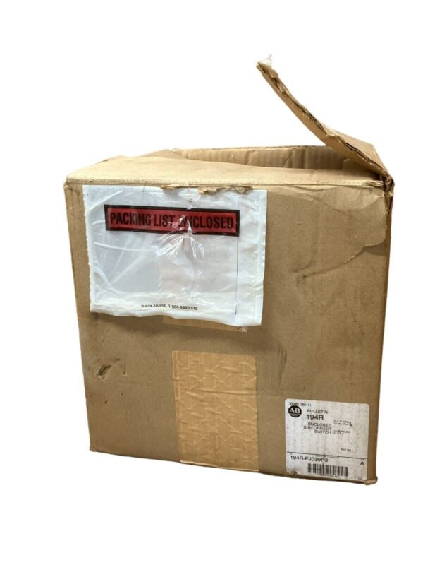 Allen Bradley 194R-FJ030P3 /A IEC Enclosed Disconnect Switch 30A 690V