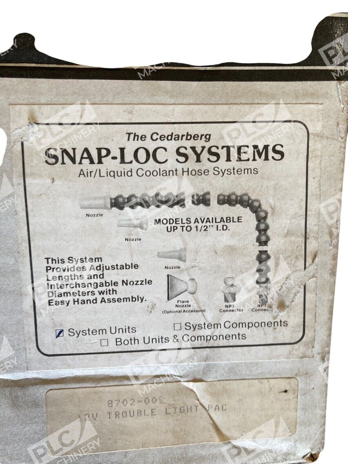 Cedarburg 12V Snap-Loc System Air/Liquid Coolant Hose System 8702-002 (Box of 2) - Image 2