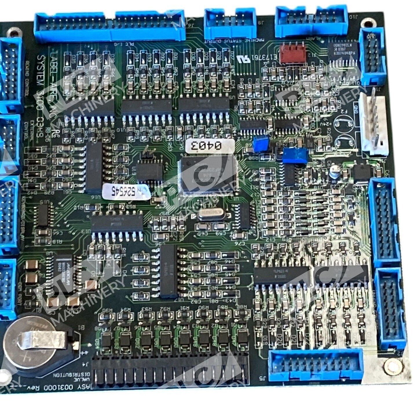 Label Aire PCB E173761 Valve Distribution Circuit Board 0031000 - Image 7
