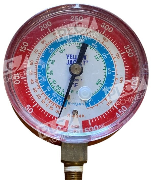 Yellow Jacket 0-500PSI R-22 R-134a R-404A 686800 Refrigeration Gauge 49015