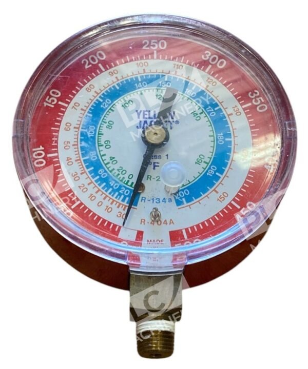 Yellow Jacket 0-500PSI R-22 R-134a R-404A 686800 Refrigeration Gauge 49015 - Image 4