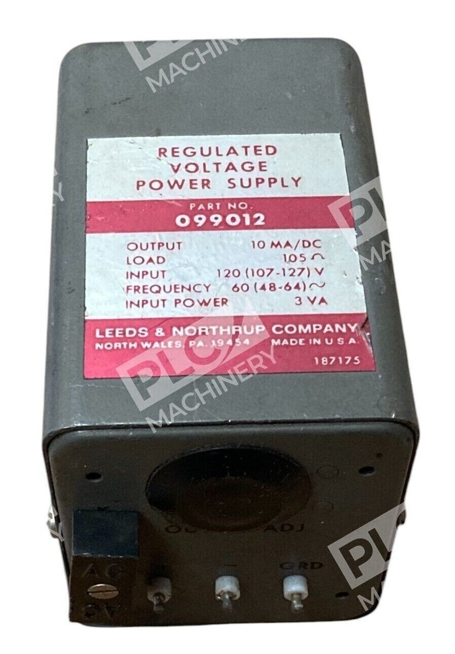 Leeds & Northrup 10MA/DC 105Ohm Regulated Voltage Power Supply 099012 - Image 3