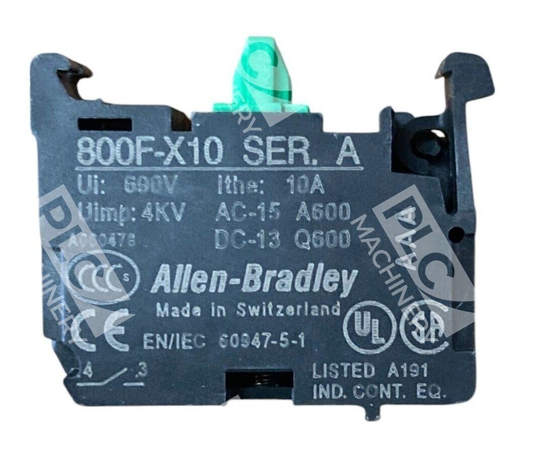 Allen Bradley AB 10A 690V 4KV Contact Blocks 800F-X10 /A (lot of 3) - Image 2