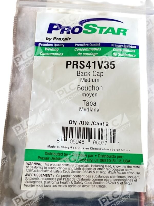 Praxair ProStar 41V35 Medium Black Cap PRS41V35 (Bag of 3) - Image 2