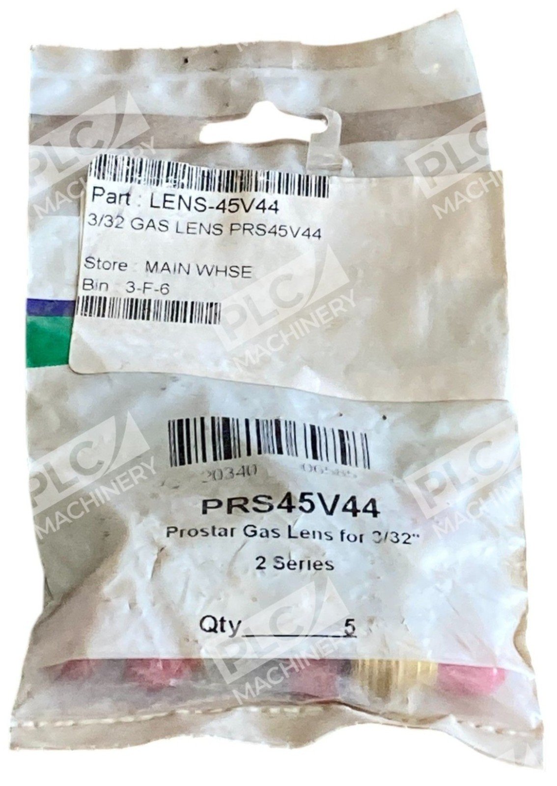 Praxair ProStar 45V44 3/32" Gas Lens PRS45V44 (Bag of 5)
