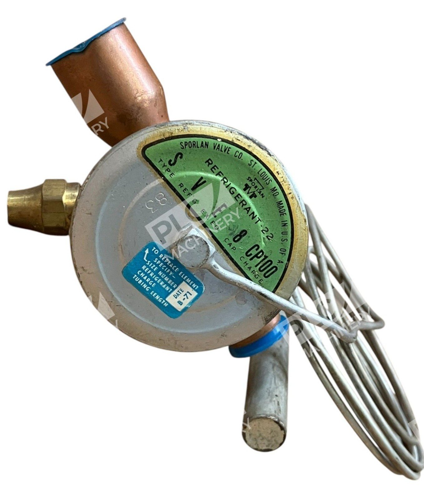 Sporlan Refrigerant-22 Thermal Expansion Valve SVE-8-CP100