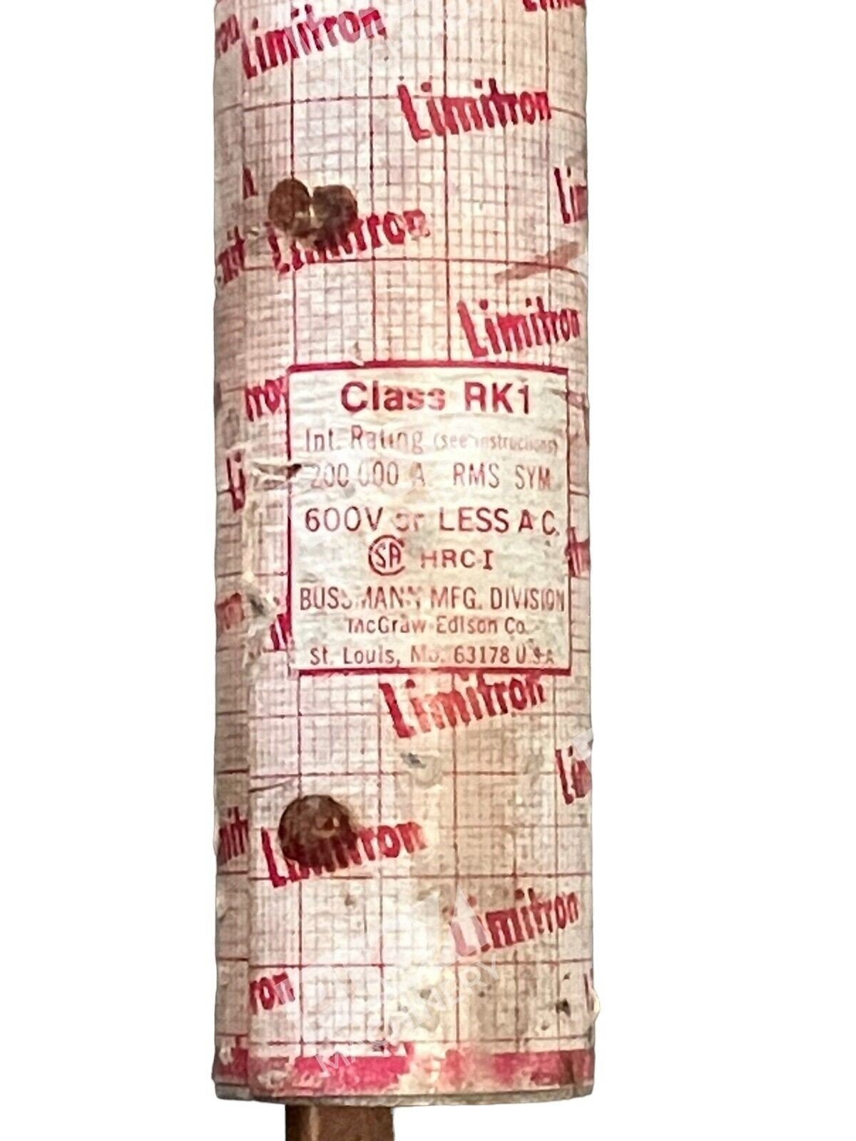 Bussmann Limitron KTS-R150 Fast-Acting Current Limiting Class RK1 Fuse - Image 3