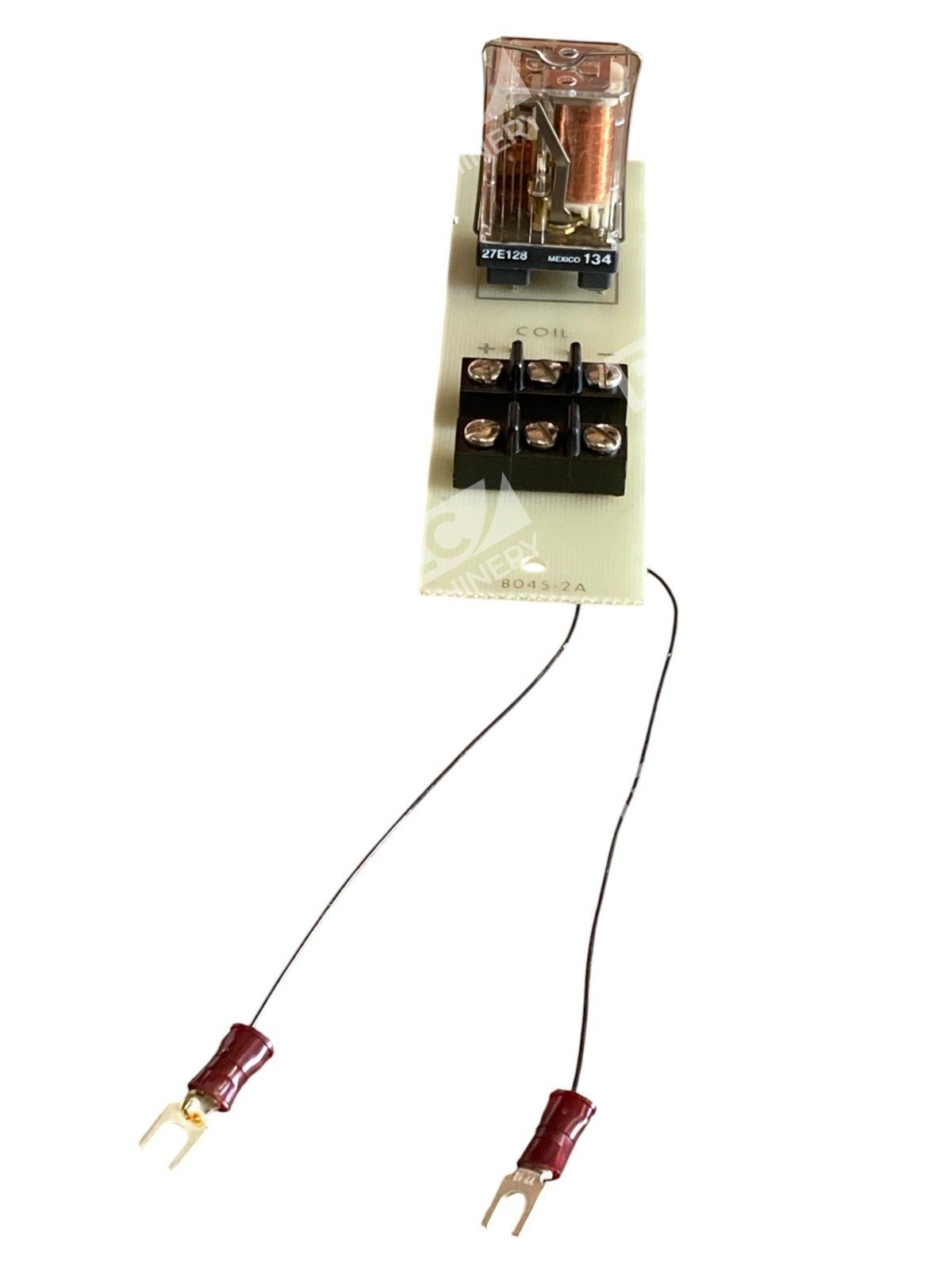 27E128 Relay Socket W/ 24VDC R10-E1-W2-V700 Relay W/ PCB Circuit Board 8045-2A