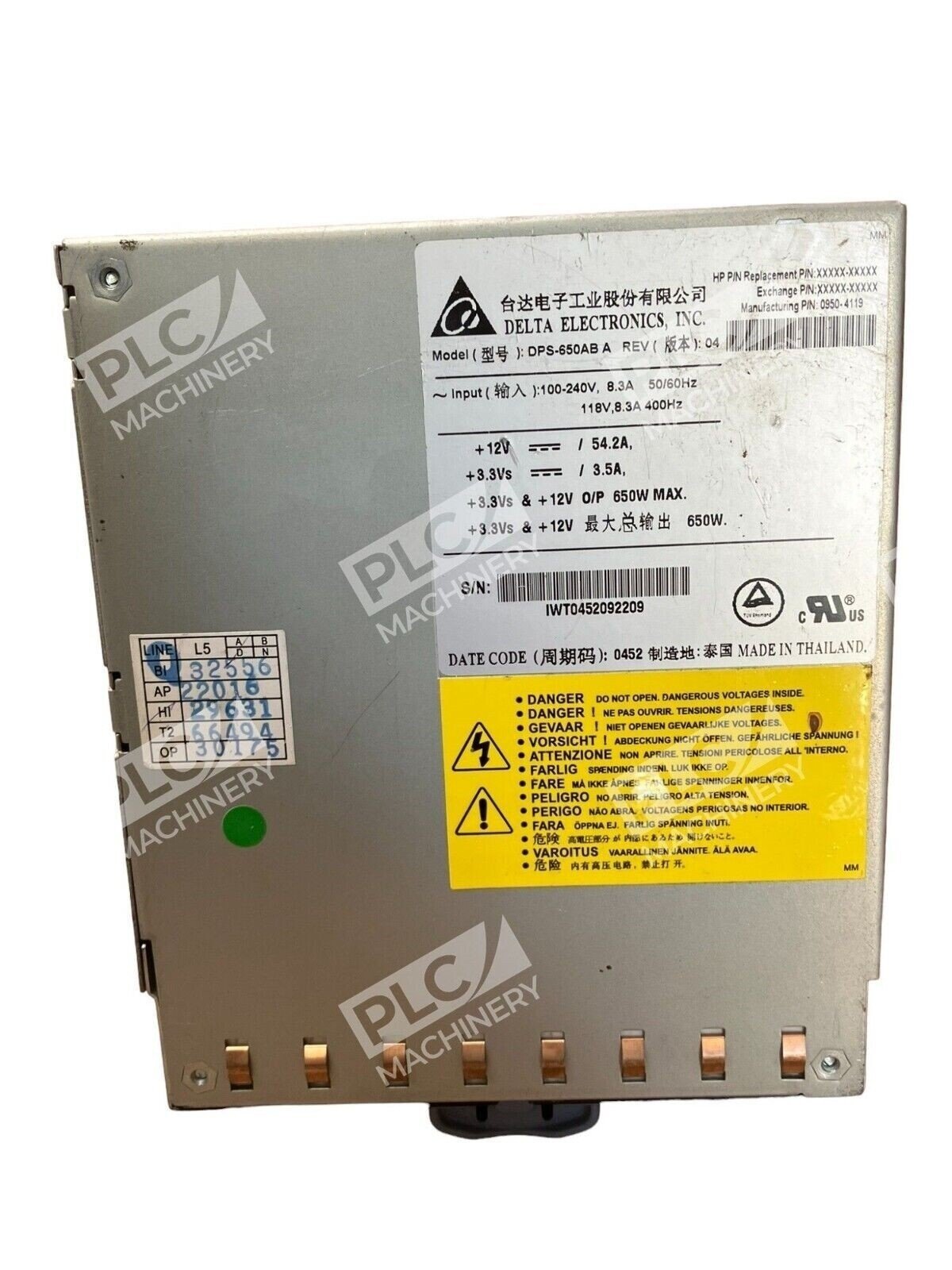 Delta Electronics DPS-650AB A Power Supply 0950-4119 - Image 2