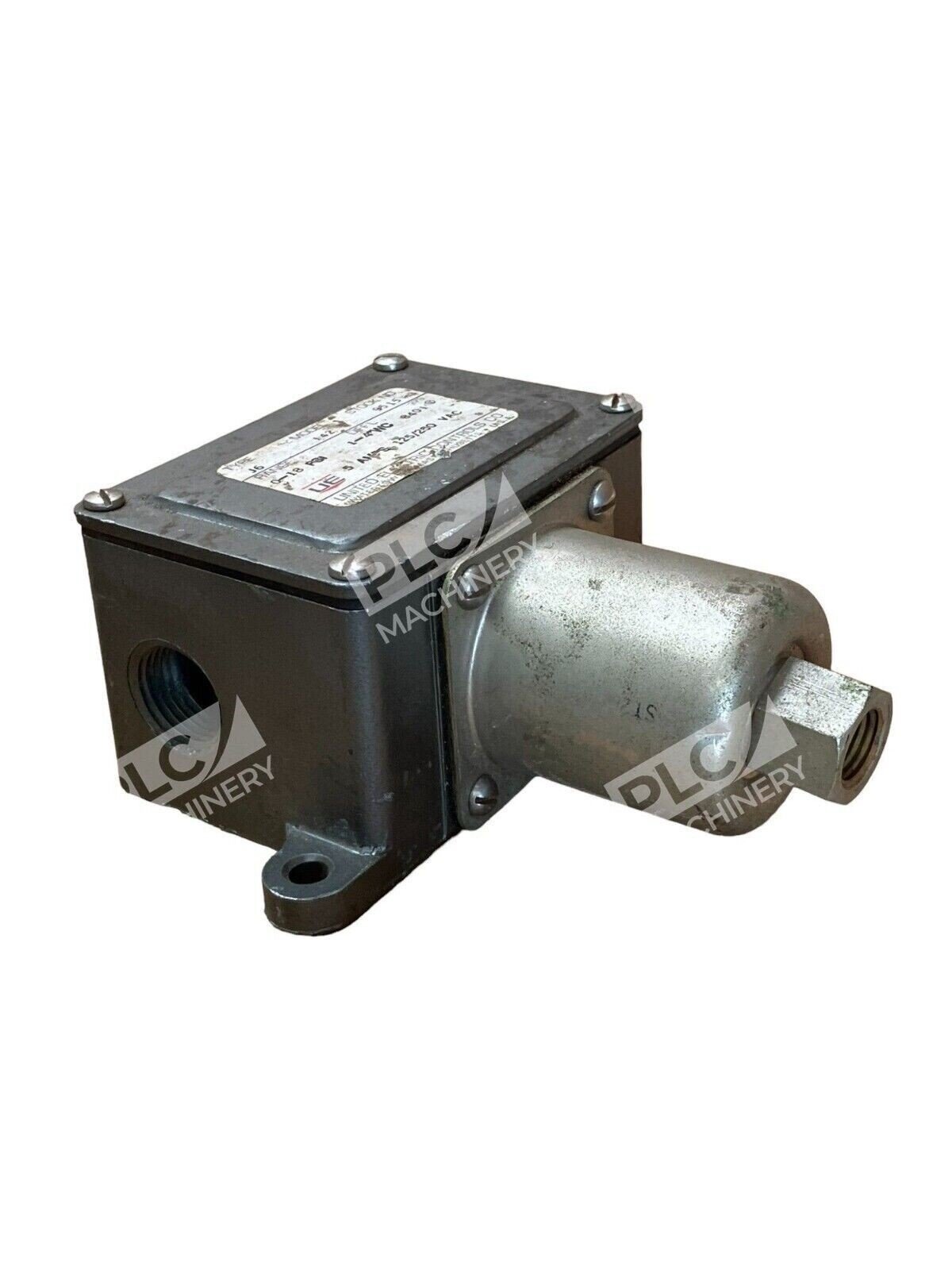 United Electric J6-142-9515 0-18PSI 1-4"WC 5A 125/250VAC - Image 3