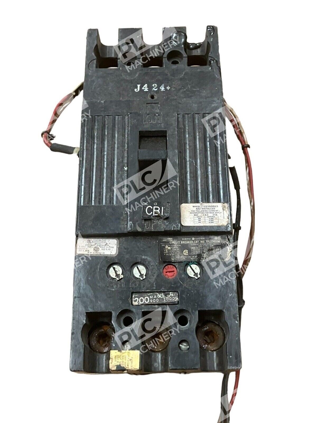 General Electric TFJ236200 Circuit Breaker 200A 600VAC 3 Pole