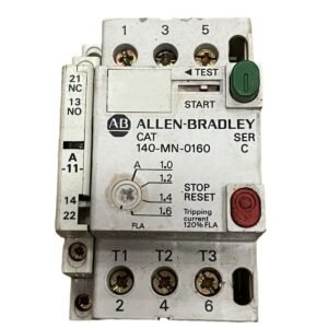 Allen Bradley 140-MN-0160 /C Manual Motor Starter w/140-A11 /C Auxiliary Contact