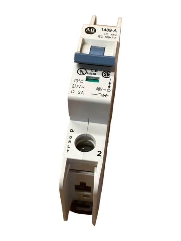 Allen Bradley 1489-A1D030 /A 1 Pole Circuit Breaker 3A - Image 2