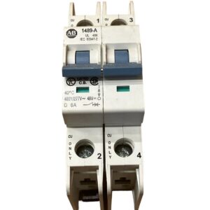 Allen Bradley 1489-A2D060 /A 2 Pole Circuit Breaker 6A