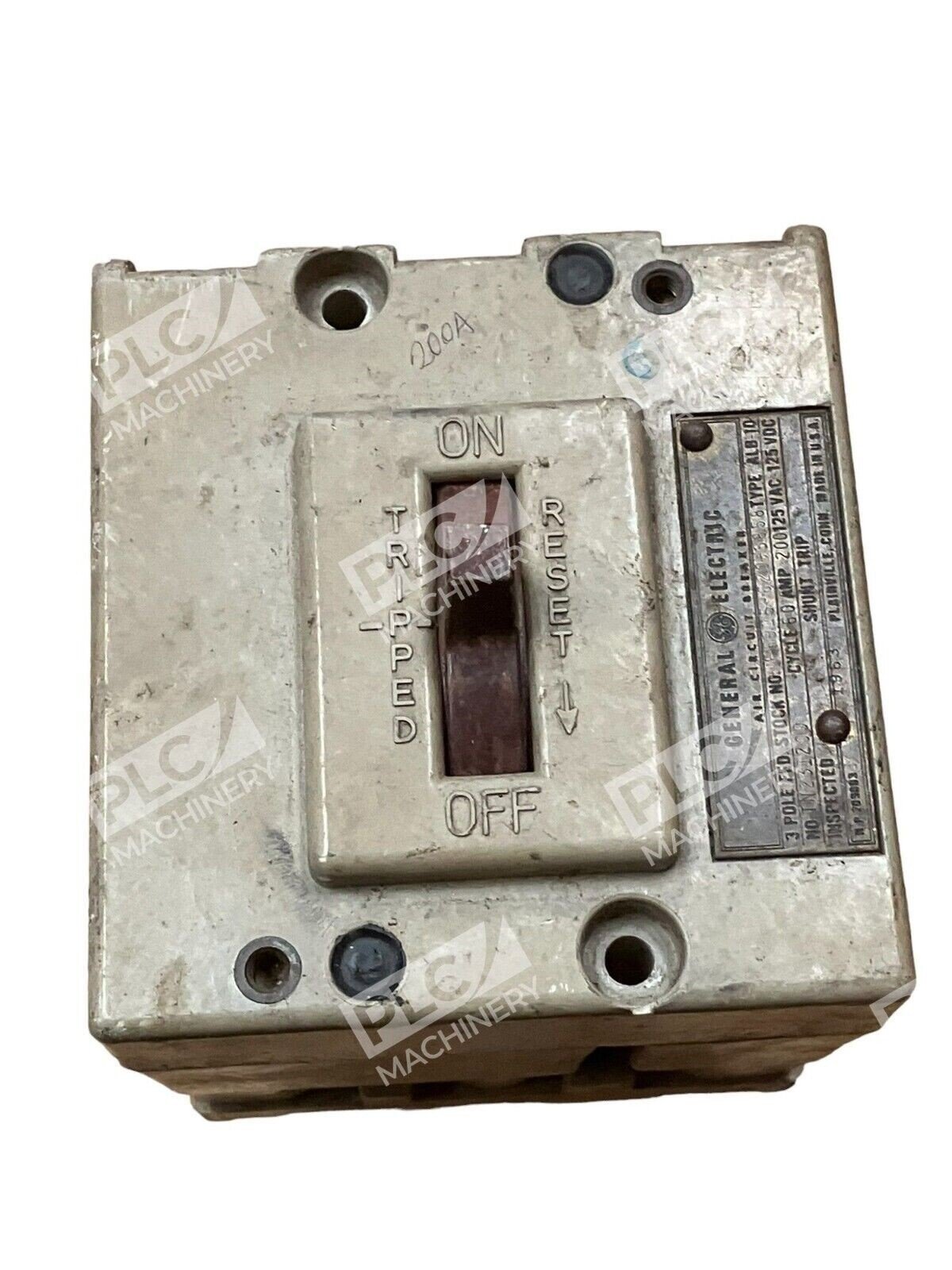 General Electric TN231200 Air Circuit Breaker 200A 60Hz 125VAC HF5925-620-5858