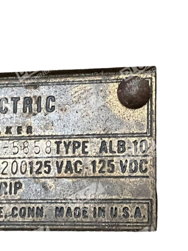 General Electric TN231200 Air Circuit Breaker 200A 60Hz 125VAC HF5925-620-5858 - Image 5