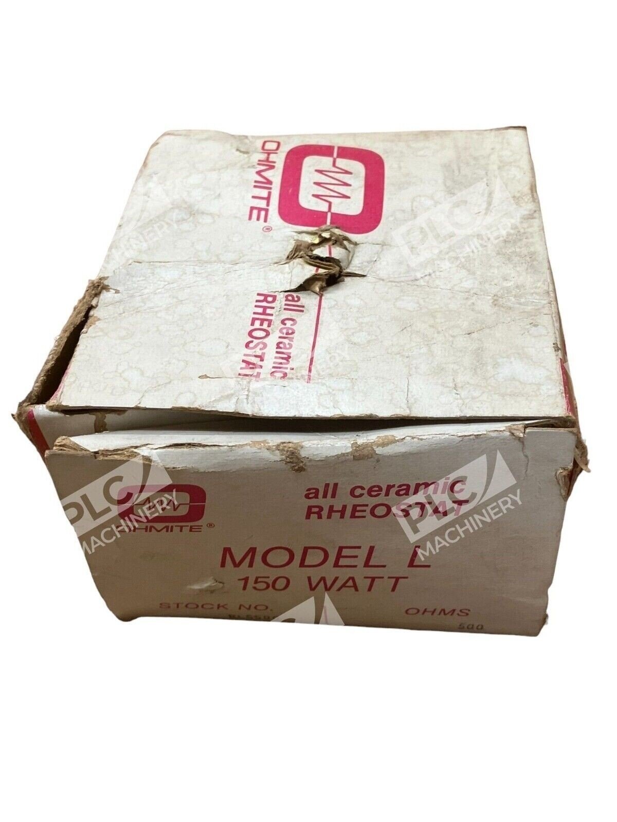 Ohmite RLS500 Model L 150W 500Ohms