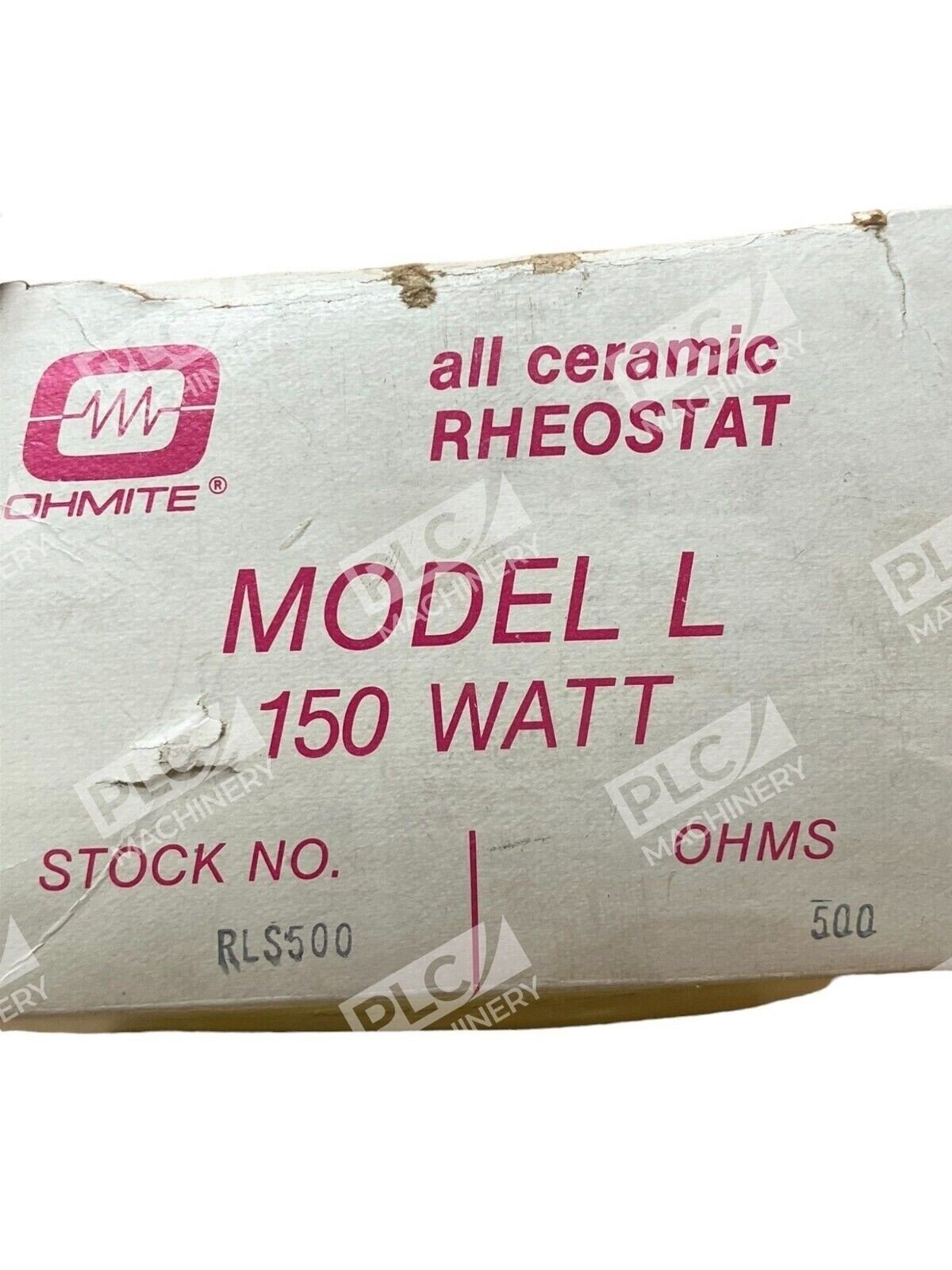 Ohmite RLS500 Model L 150W 500Ohms - Image 2