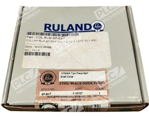 Ruland 3-15/16" Bore NOMAR Two Piece Split Shaft Collar SP-63-F