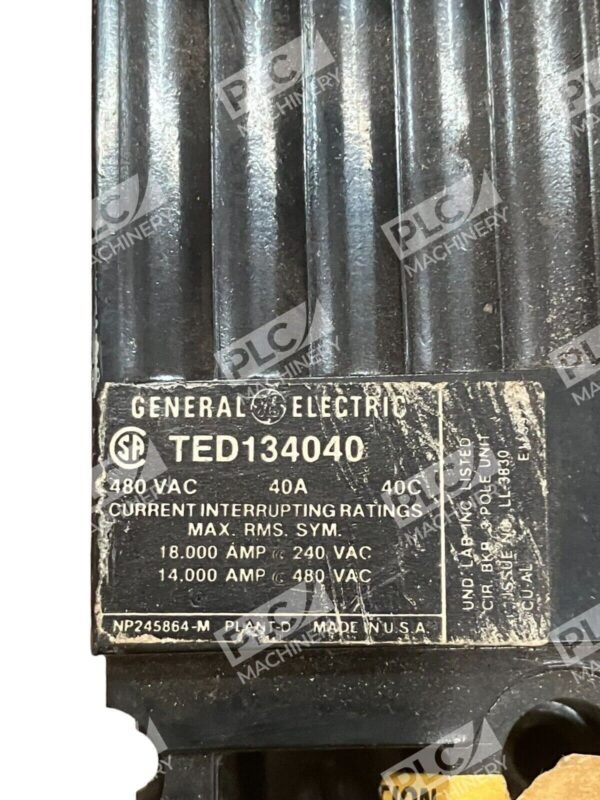 General Electric TED134040 40A 480VAC - Image 2
