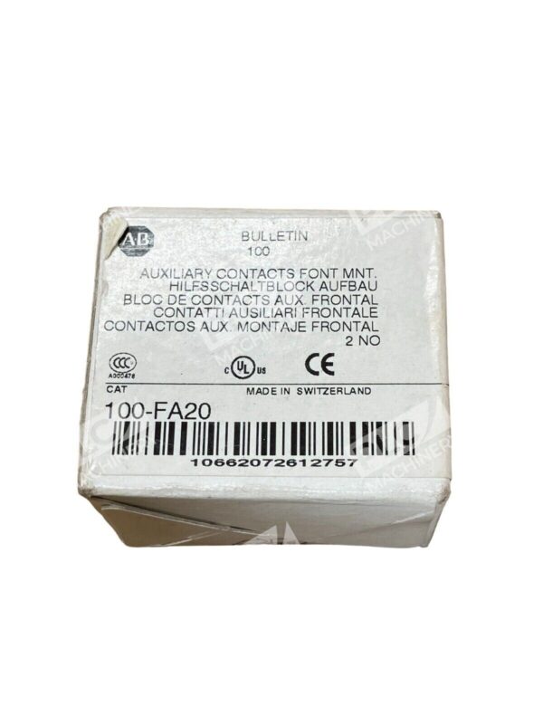 Allen Bradley 100-FA20 /B Auxiliary Contacts Front Mount 10A