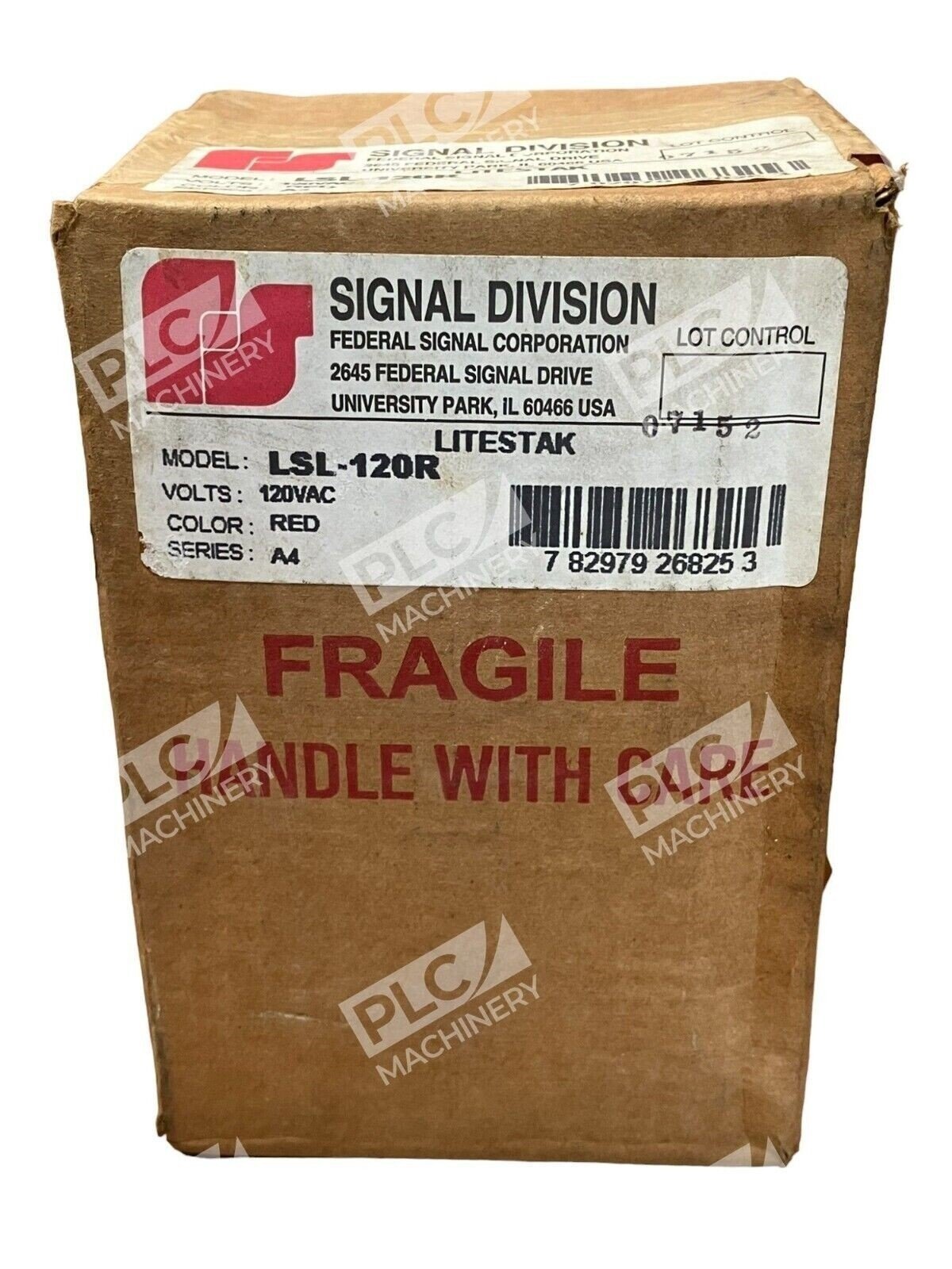 Federal Signal LSL-120R /A4 120VAC Red Litestak