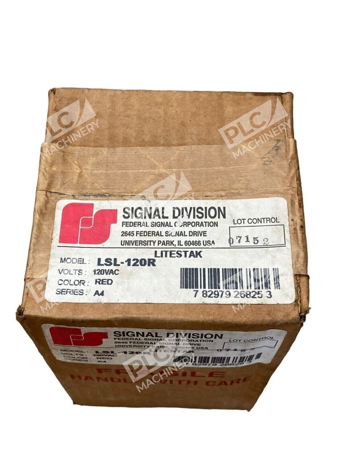 Federal Signal LSL-120R /A4 120VAC Red Litestak - Image 2