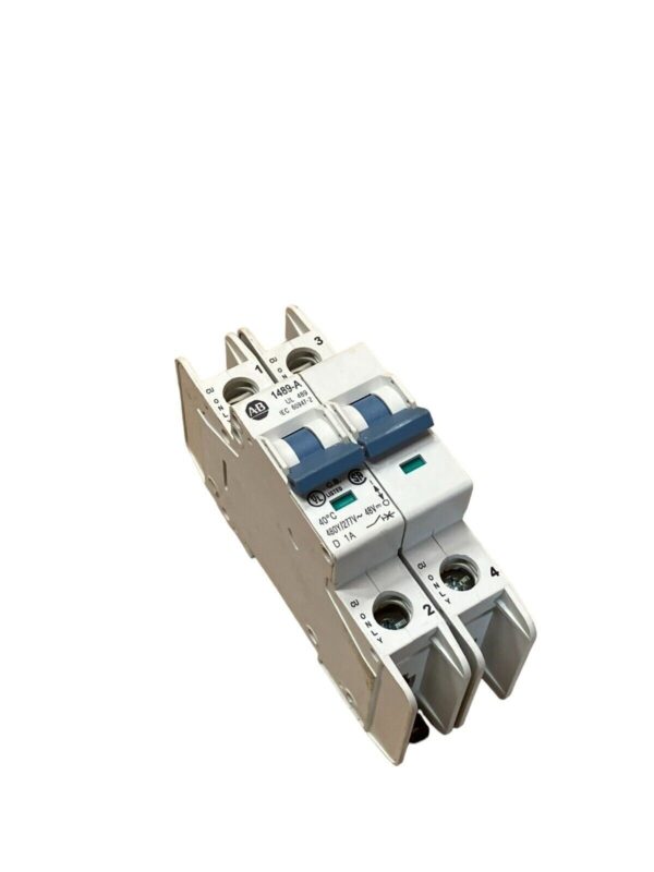 Allen Bradley 1489-A2D010 /A 2 Pole Circuit Breaker 1A - Image 4
